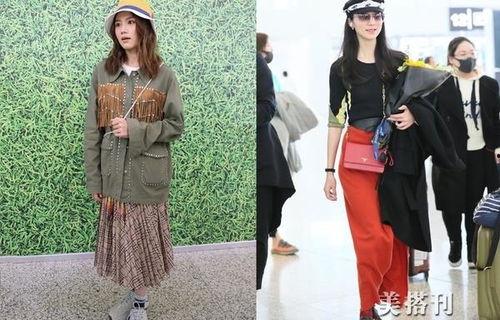 明星网红出街穿搭图片,潮流穿搭解析